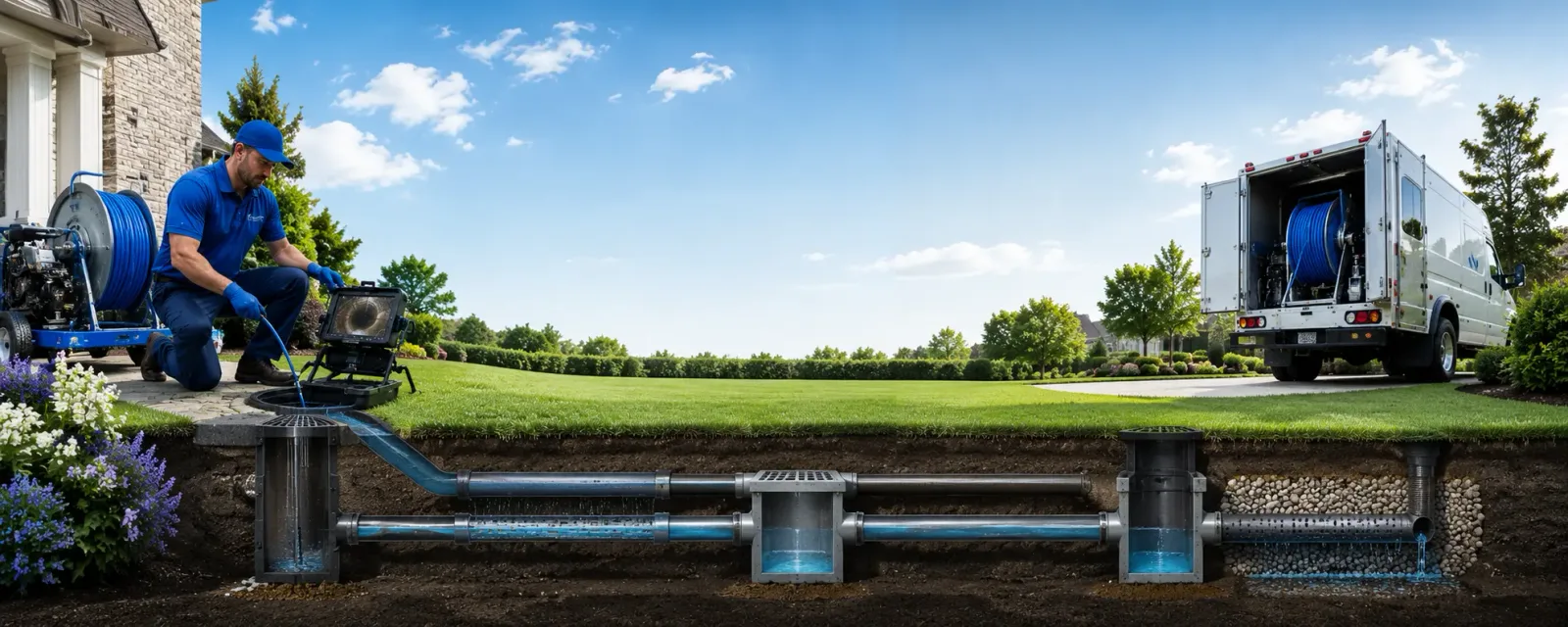 Outdoor drain cleaning information for Bevington, IA